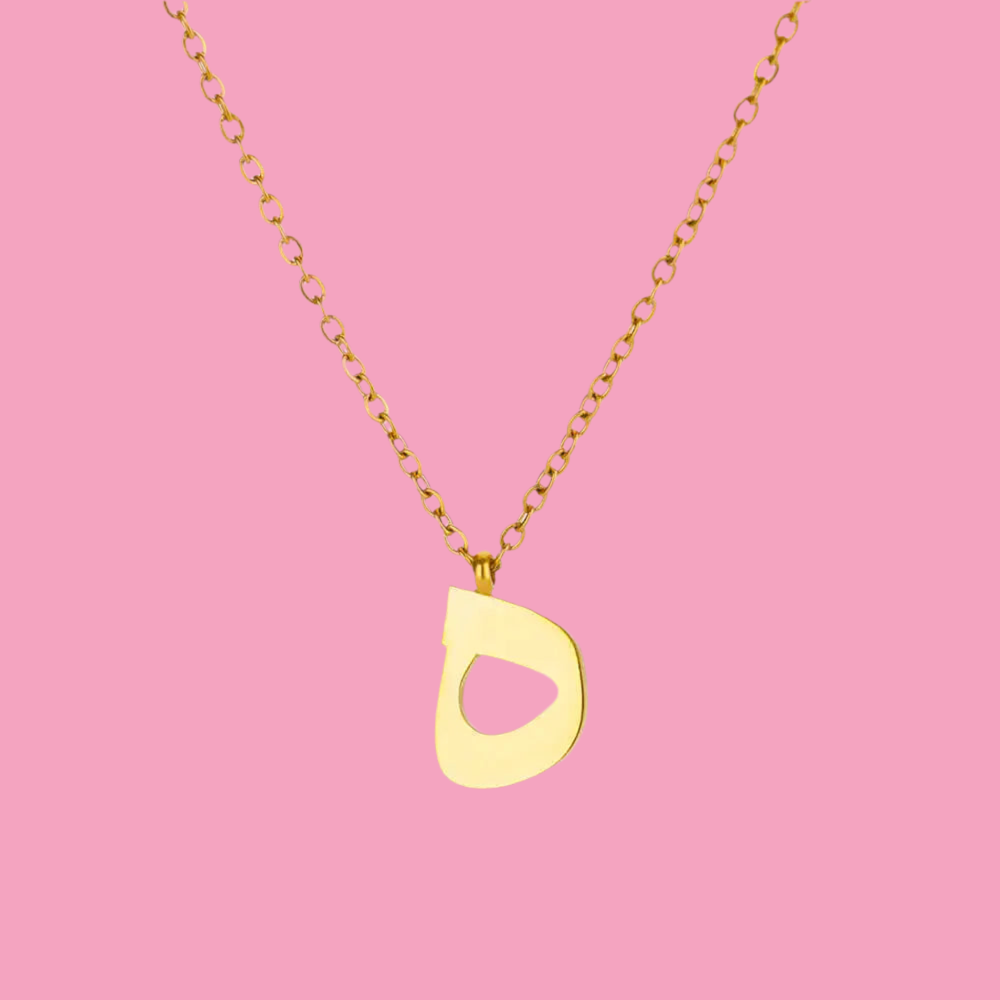 Collier lettre en arabe