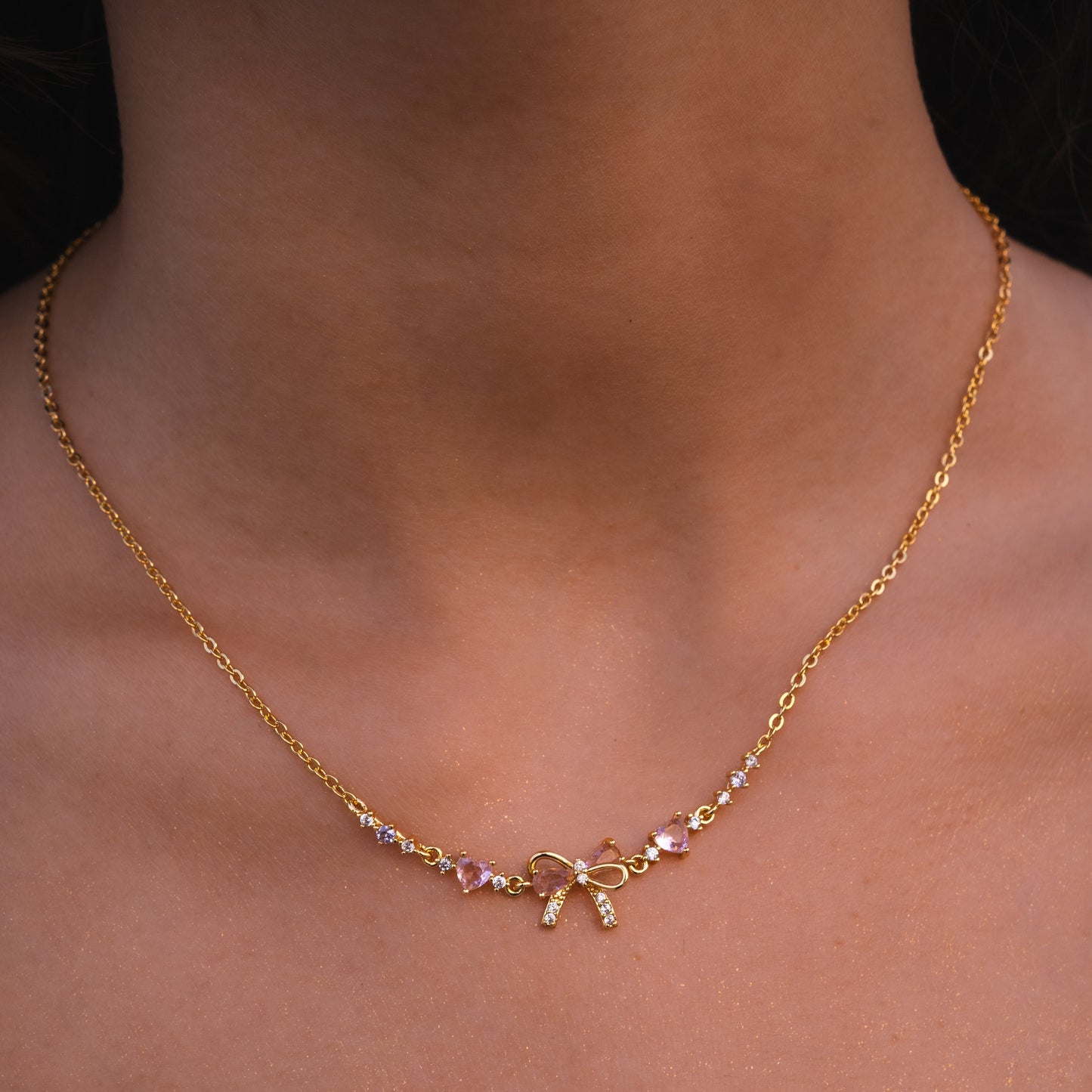 Collier noeud d'amour Ella